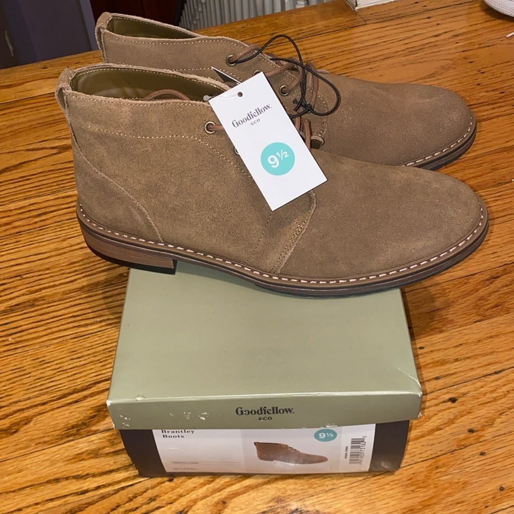 Goodfellow & co size 9.5 Brantley boots nwt